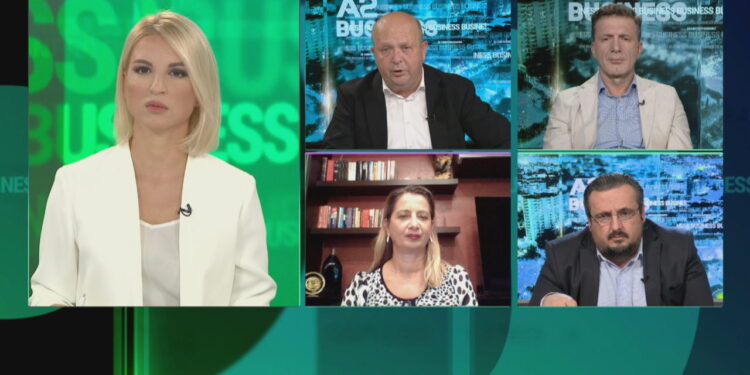 Debate të forta në A2 Business , fasha 800 kWh përplas ekspertin e PD me zv.ministrin