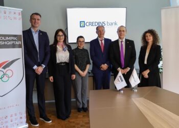 Credins Bank është zyrtarisht sponsor gjeneral i komitetit olimpik kombëtar shqiptar