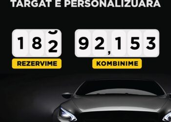 Të gjithë duan Targa të Personalizuara! Dyndje për t’u pajisur