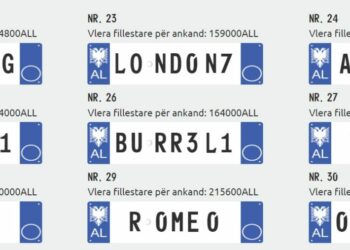 Nga “Princi” te “Booss”-i, zhvillohet ankandi për targat e luksit, publikohen edhe çmimet