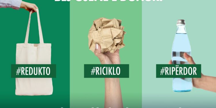 “Redukto, riciklo dhe ripërdor” një gjest i vogël me impakt global