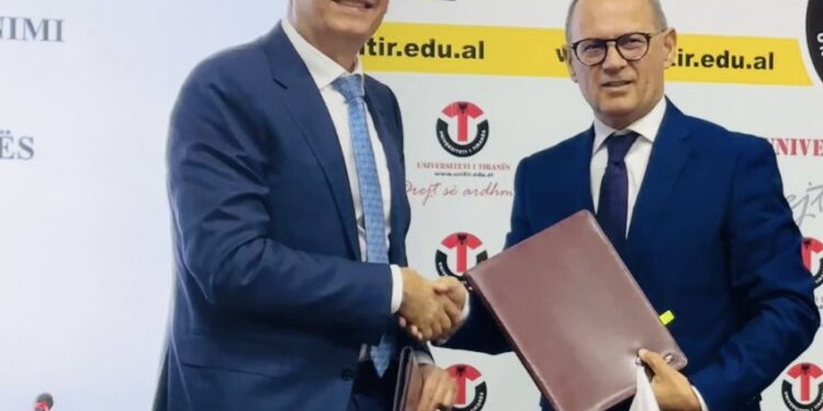 Marrëveshje bashkëpunimi mes Universitetit të Tiranës dhe Credins bank
