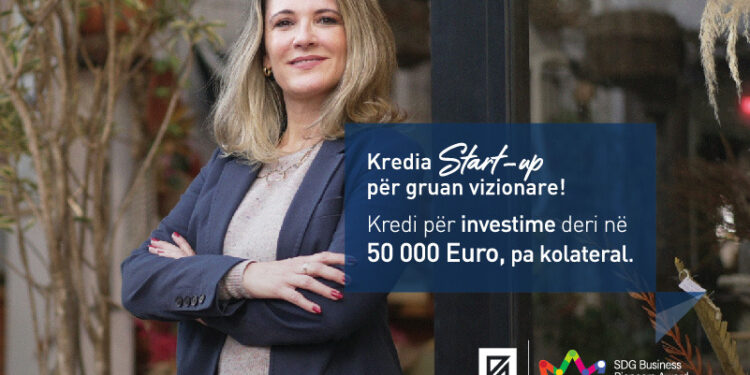 Credins bank lançon produktin risi kredia Start-UP. Alternativa më e mirë për gratë sipërmarrëse!