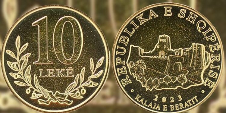 Emetim i vitit 2023, BSH hedh në qarkullim monedhën metalike “10 Lekë”