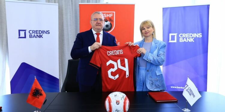 Credins bank, sponsor zyrtar i Kombëtares shqiptare! Firmoset marrëveshja me FSHF