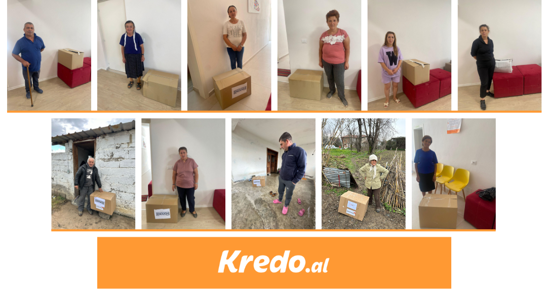 STAFI I KREDO.AL BASHKOHET ME FUSHATËN E WORLD VISION ALBANIA DHE FOOD BANK ALBANIA PËR MBËSHTETJEN E FAMILJEVE NË NEVOJË