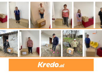STAFI I KREDO.AL BASHKOHET ME FUSHATËN E WORLD VISION ALBANIA DHE FOOD BANK ALBANIA PËR MBËSHTETJEN E FAMILJEVE NË NEVOJË