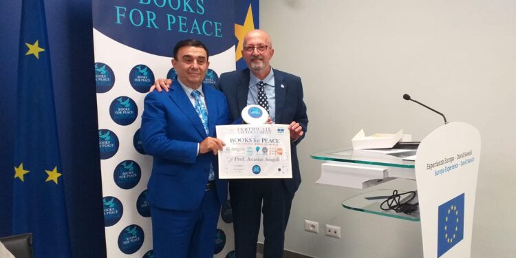 Akademik Prof. Dr. Anastas Angjeli vlerësohet me çmimin ndërkombëtar “Books for Peace 2024”