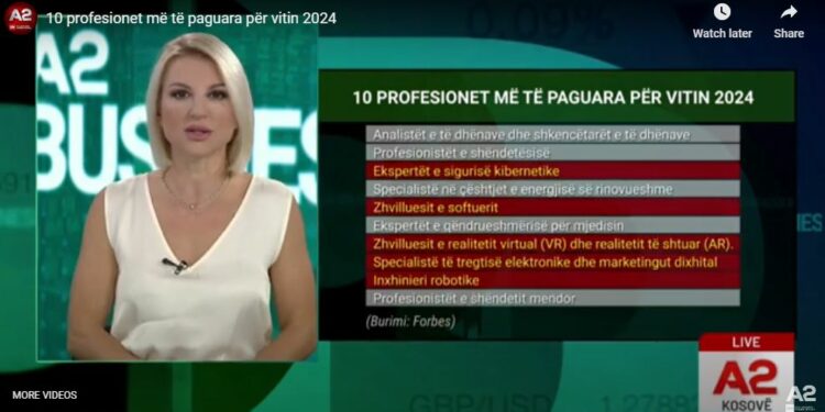 10 profesionet më të paguara për vitin 2024