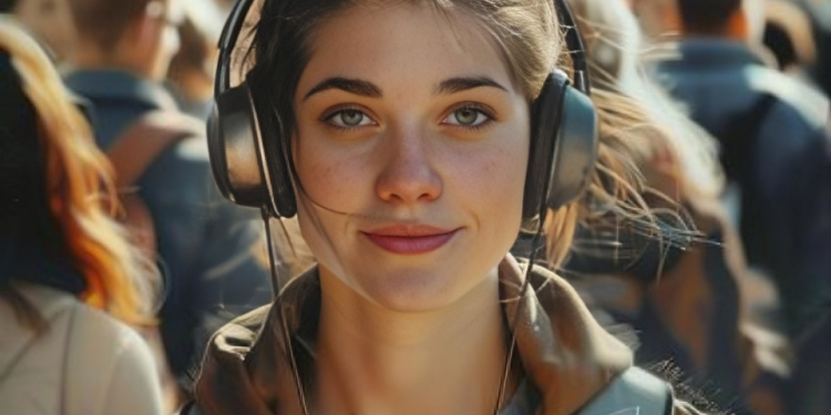 Kufjet me AI mundësojnë dëgjimin e një personi në turmë, vetëm duke e parë një herë