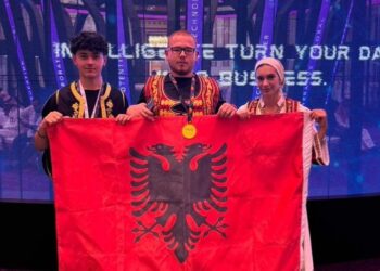Shqipëria siguron medaljen e artë në Olimpiadën e Parë Botërore të Inteligjencës Artificiale
