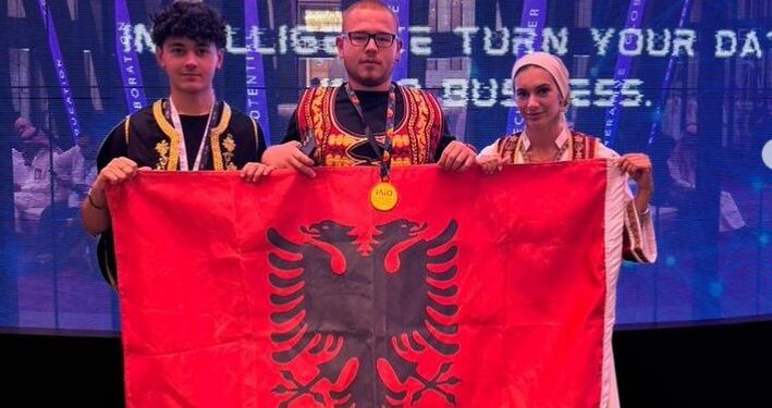 Shqipëria siguron medaljen e artë në Olimpiadën e Parë Botërore të Inteligjencës Artificiale
