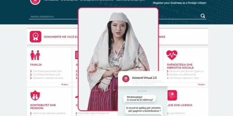 “Diella”, Rama prezanton asistenten e re virtuale me zë dhe figurë të e-Albania