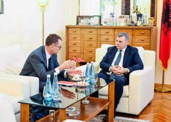 “Kredia, kursi i këmbimit dhe normat e interesit…”. Ja çfarë diskutoi shefi i FMN-së me guvernatorin në Tiranë