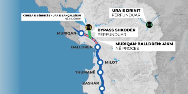 “Korridori Blu” merr jetë, Balluku: Thumanë-Milot dhe Milot-Balldren gati brenda dy viteve