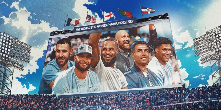 Kush janë 10 sportistët më të paguar në botë në 2025? Cili kryeson?