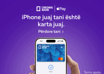 Credins Bank sjell sot Apple Pay për mbajtësit e kartave Mastercard në Shqipëri