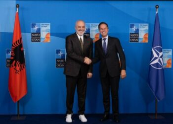 Kryeministri Rama takon sot në Bruksel Sekretarin e NATO-s, Mark Rutte. Flitet për sigurinë dhe mbrojtjen