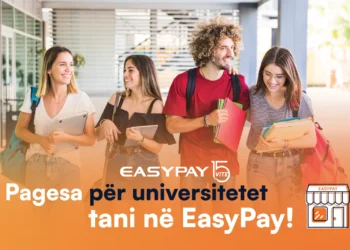 Në prag të vitit të ri akademik, EasyPay ofron shërbimin e shumëpritur për studentët: tashmë tarifat e universiteteve shtetërore paguhen me Easypay