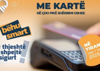 Shërbimi i ri i OSHEE: Pagesë me kartë bankare, pa kosto shtesë