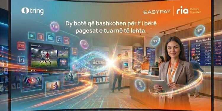 EasyPay & Tring/ Dy botë që bashkohen për t’i bërë pagesat e tua më të lehta