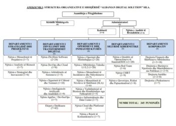 Zbardhet struktura e “Albanian Digital Solution” me 350 punonjës, ja funksionet