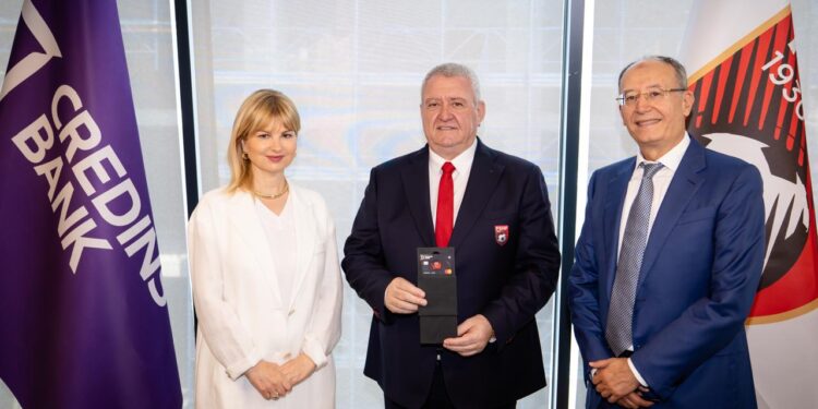 Credins bank dhe Federata Shqiptare e Futbollit forcojnë partneritetin strategjik me lançimin e kartës GOOL!