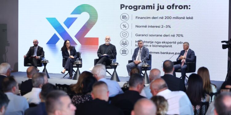 Prezantohet Programi Kombëtar “Dyfisho Sipërmarrjen Tënde”, 250 mln euro kredi për bizneset me kushte lehtësuese