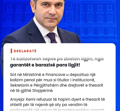 Gjyqtarët e kallëzuan në SPAK, reagon ministri i Financave: Nga 3.7 e 6.5 milionë që i kanë, gjyqtarët i duan pagat deri 9.9 milionë