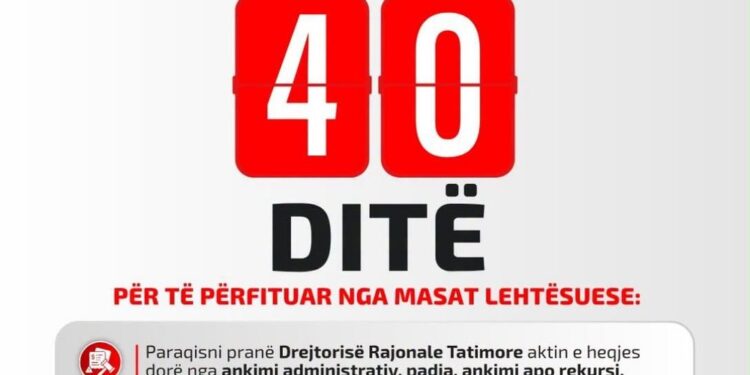 Edhe 40 ditë për Faljen me Kusht, Tatimet iu bëjnë këtë kërkesë bizneseve